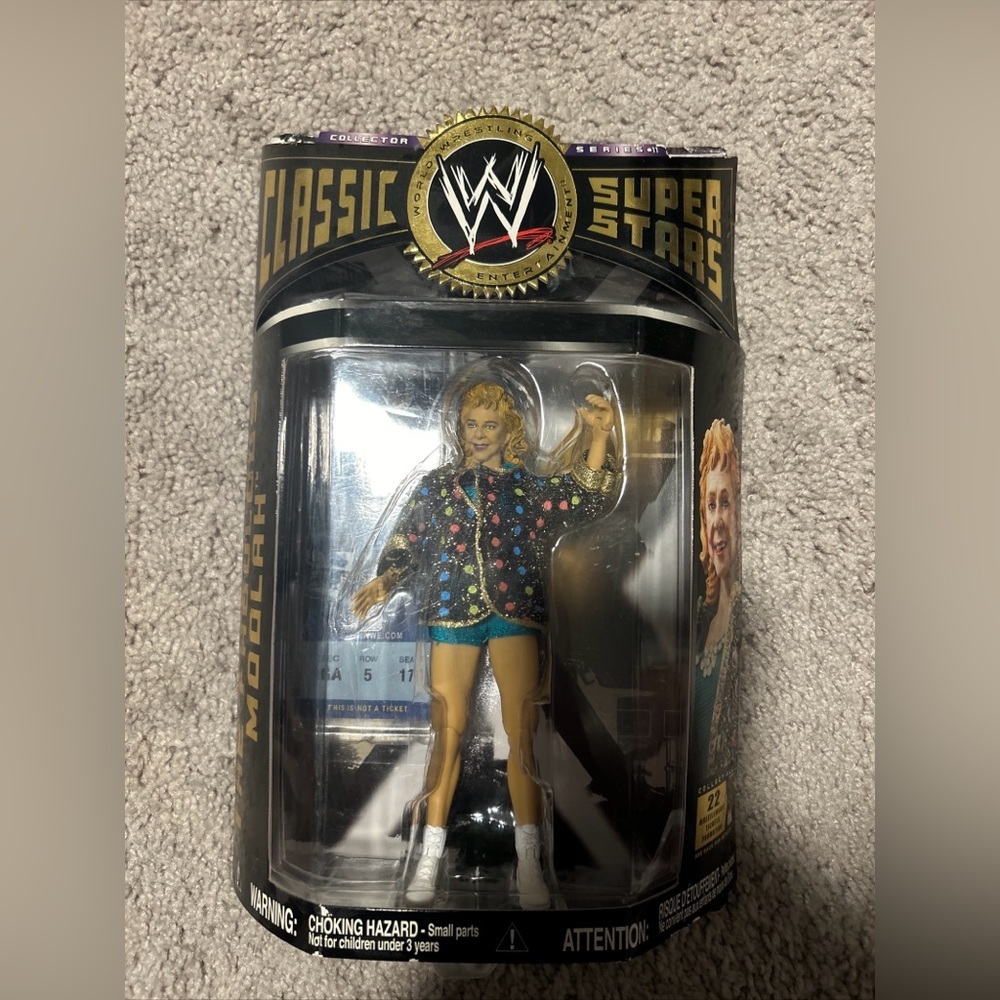 WWE JAKKS PACIFIC CLASSIC SUPERSTARS THE FABULOUS MOOLAH Series #11  WWF